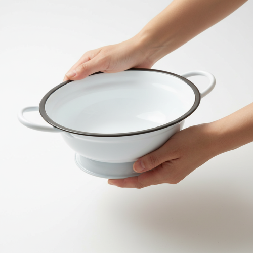 položky Kovová dekoratívna miska, biela a čierna, Ø16,5 cm, V6,5 cm, 4 kusy