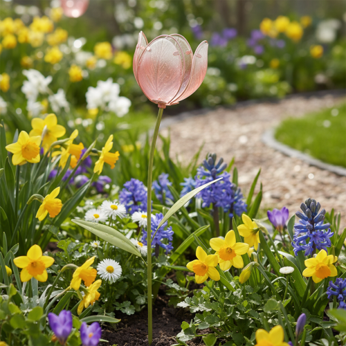 položky Dekoratívny tulipán v tvare kolíka na kvetinové záhony a okraje 94 cm