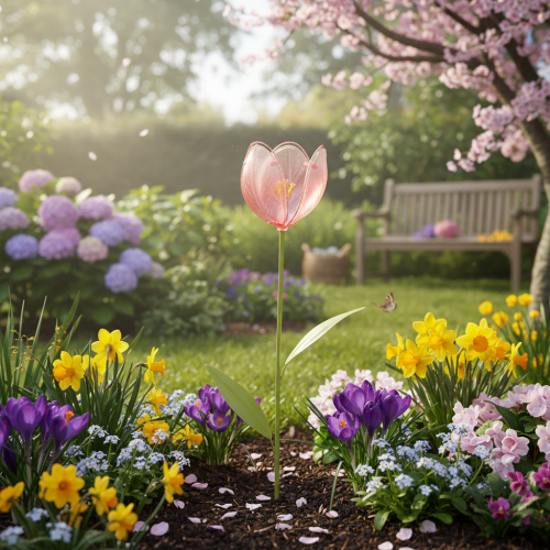 položky Dekoratívny tulipán v tvare kolíka na kvetinové záhony a okraje 94 cm