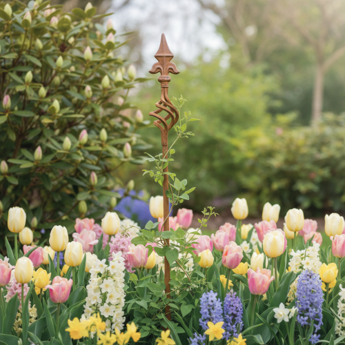 položky Záhradná mriežka na záhradnú dekoráciu s dekoratívnym prvkom 115 cm