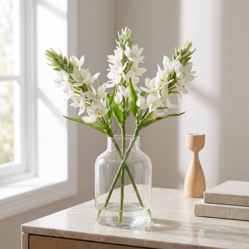 Umelý kvet Garden Milk Star Umelý kvet biely 50cm | Floristik24.sk