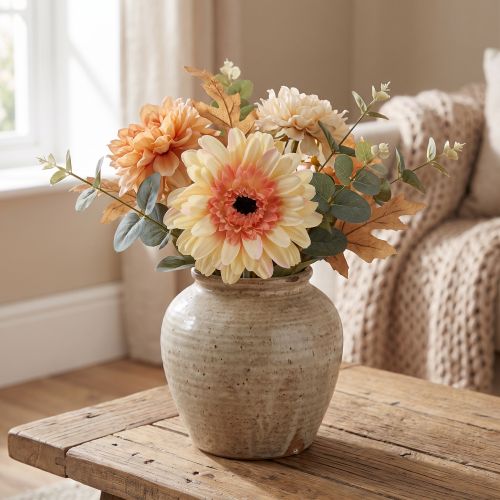 Umelý kvet gerbery umelý kvet marhuľa Ø11cm L50cm | Floristik24.sk