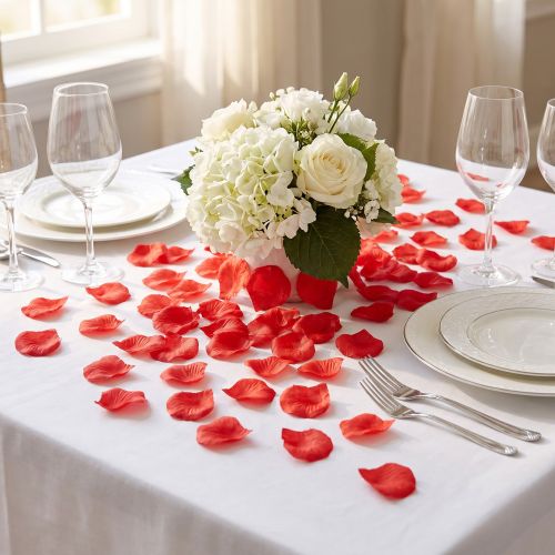 Okvetné lístky ruží červené 4,5cm 144 ks | Floristik24.sk