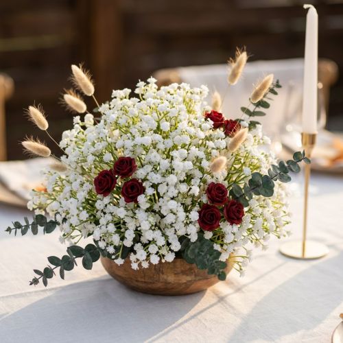 Biela Gypsophila umelá L30cm 12ks | Floristik24.sk