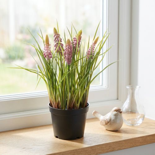 Umelý hyacint v kvetináči, perfektná dekorácia do domácnosti a kancelárie, 26 cm | Floristik24.sk