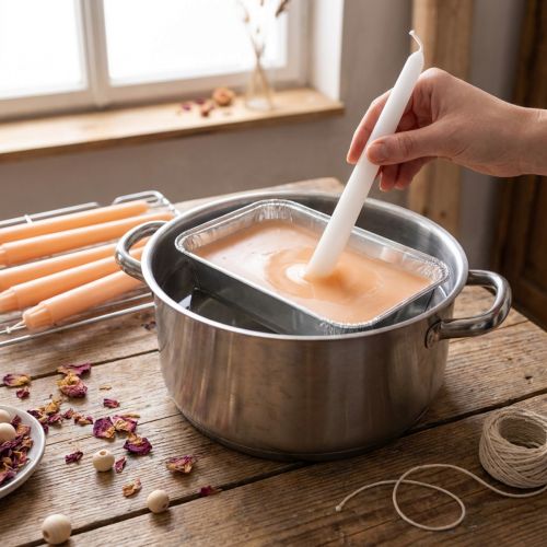 Článok Vosk na namáčanie sviečok vosk na namáčanie voskový kabát vosk vosk broskyňa 1kg