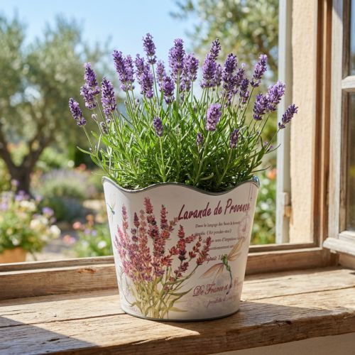 Kvetináč plastový kvetináč levanduľa Ø13,5cm V12cm | Floristik24.sk