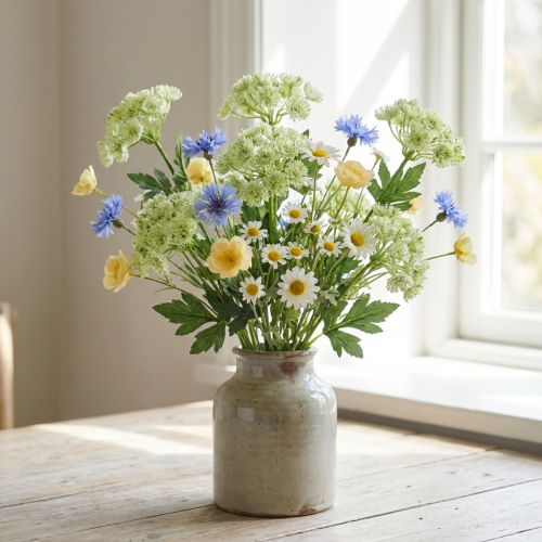 Kôpor umelý biely 49cm 6 ks | Floristik24.sk