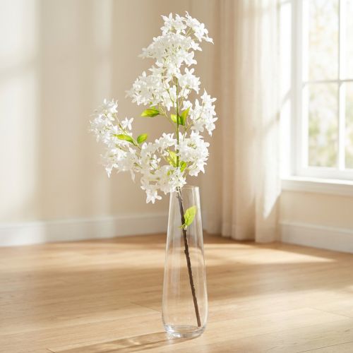 Umelá orgovánová vetva s bielymi kvetmi L95cm | Floristik24.sk