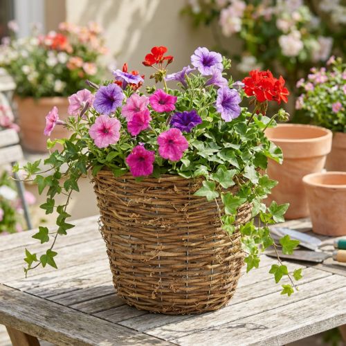 Kvetináč na vinič Ø25cm V22,5cm prírodný kvetináč | Floristik24.sk
