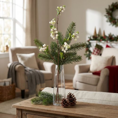 Umelý lusk ker snowberry L74cm | Floristik24.sk