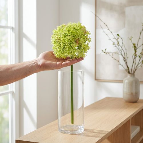 Allium zelený kvet umelá okrasná cibuľa Ø18cm 90cm | Floristik24.sk