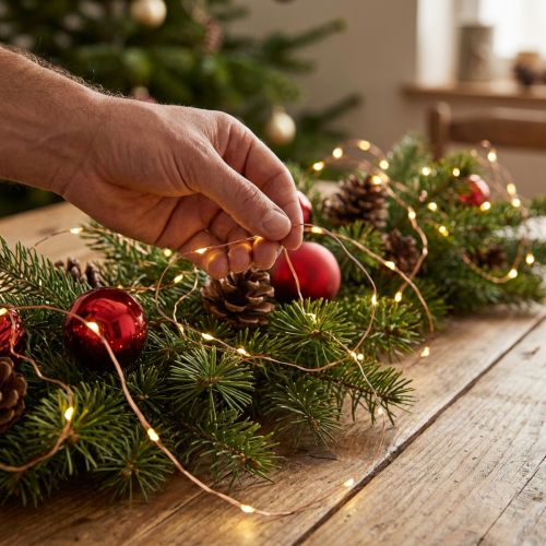 LED rozprávkové svetlá vonku/vnútri 180 8,95m teplá biela | Floristik24.sk
