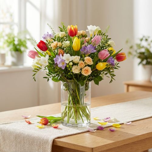 Okrúhla sklenená váza, číry sklenený valec Ø9cm V15,5cm | Floristik24.sk