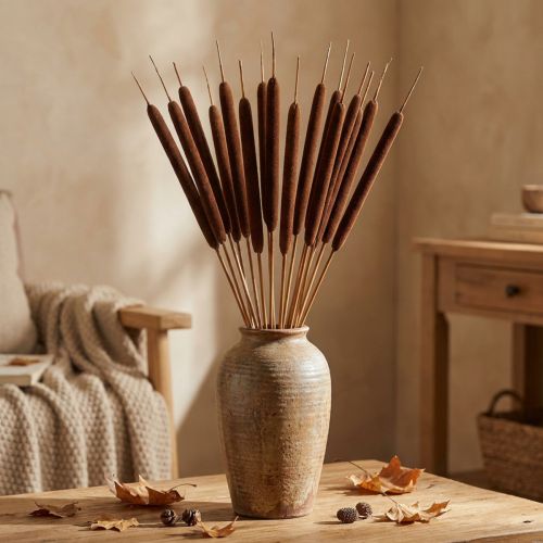 Reed Cob Mix hnedý 100 ks | Floristik24.sk