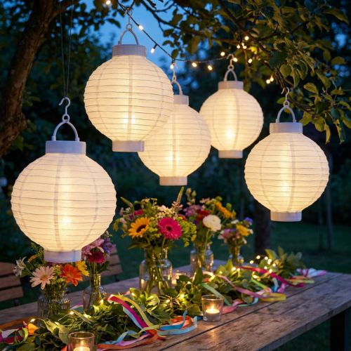 Lampáš LED so solárnym 20cm bielym | Floristik24.sk