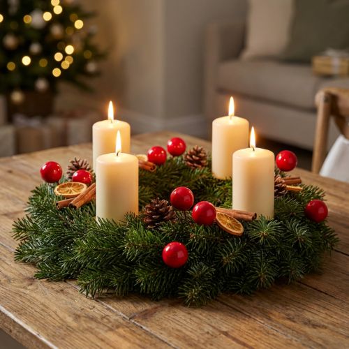 Umelé mini vianočné guľôčky s červenými bobuľami na kvetinovú dekoráciu, 2 cm, 48 kusov | Floristik24.sk