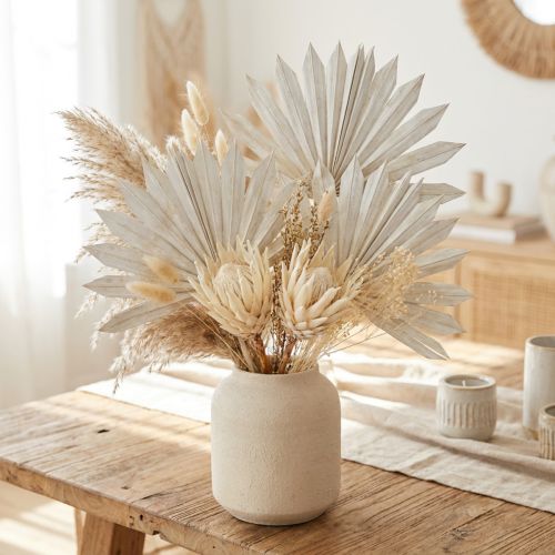 Palmspear Sun mini bielený 50 ks | Floristik24.sk