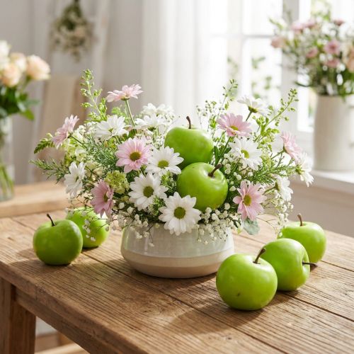Mini umelé jablko zelené Ø4cm 24 ks | Floristik24.sk