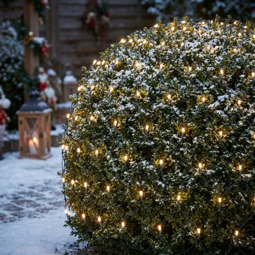 LED svetelná sieť 384 teplá biela 3m x 3m pre vonkajšie použitie | Floristik24.sk