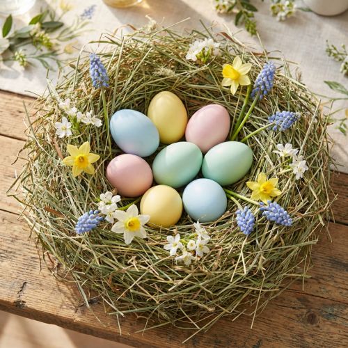 Zmes sena/slamy vo vrecku 350g | Floristik24.sk