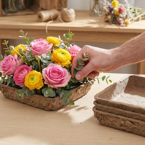 Článok Sada 12 kvetinových dekorácií Oasis Biolit Basic Floral Foam 13x13x2cm, 13 kusov, na urobenie vlastnoručne