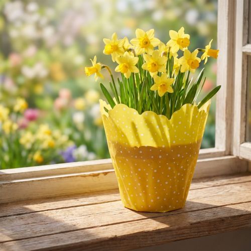 Manžety Rondella Ø38cm Žltá 50p | Floristik24.sk