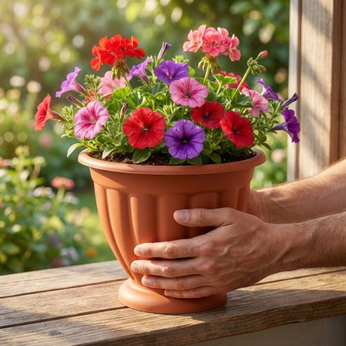 Článok Kvetináč s podstavcom Ø21cm V18cm