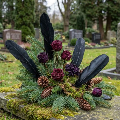 Deco pierka čierne vtáčie pierka na výrobu 14-17cm 20g | Floristik24.sk