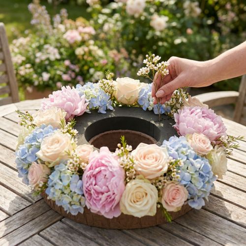 Kvetinový penový krúžok s podstavcom OASIS® Renewal® Floral Foam Biolit® 38 cm 2 ks | Floristik24.sk