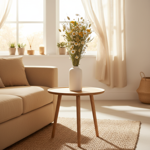 položky Kytica sušených kvetov, elegantná kytica sušených kvetov do obývačky, 50 cm