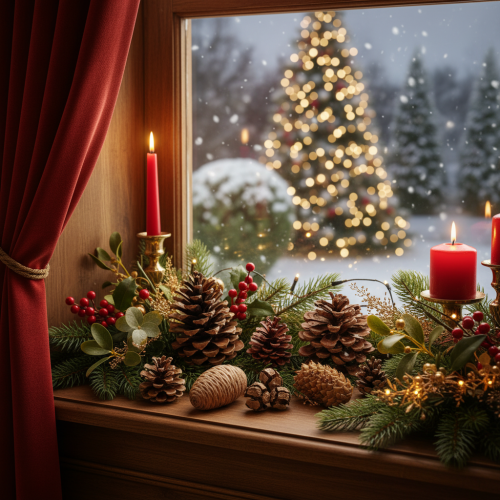 Článok Zmes prírodných šišiek na tvorenie a adventné dekorácie, 2-10 cm, 400 g
