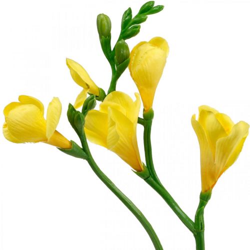 položky Frézie, umelé kvety, frézie v zväzku žltá L64cm 6ks