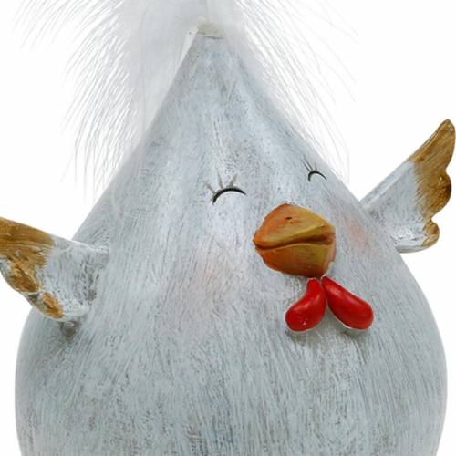 položky Funny Chick Jarná dekorácia Veľkonočná dekorácia na stôl Dekoratívne kura 13cm