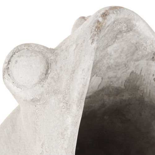 položky Žaba dekoračný kvetináč kvetináč betón sivý V18,5cm