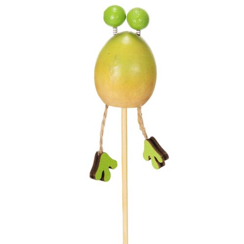 položky Záhradné kolíky v tvare žaby na zdobenie kvetináčov na jar alebo v lete, 34 cm, 6 kusov