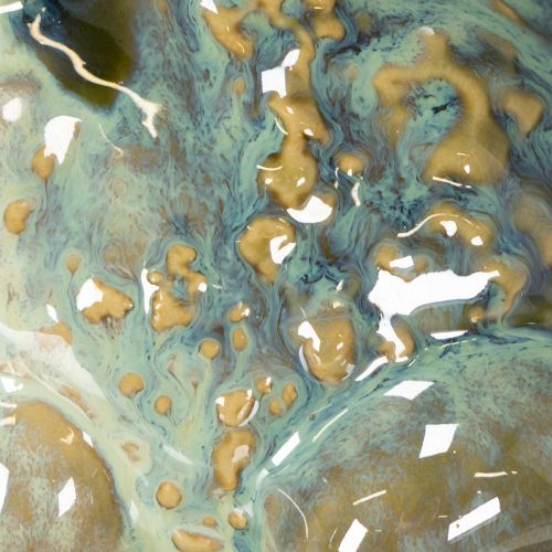 položky Figúrka žaby, letná dekorácia z keramiky do domu a na balkón, 12 cm, 3 kusy