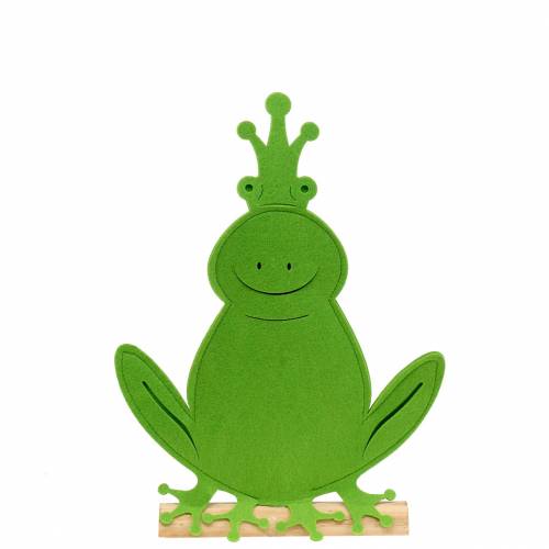 položky Frog King Felt Wood Green 20cm x 27,5cm Letná dekorácia