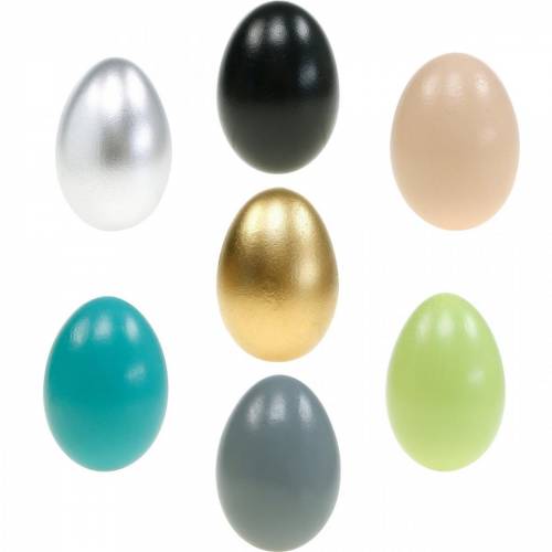 položky Husacie vajíčka vyfúknuté vajíčka Veľkonočná dekorácia rôzne farby 12 kusov