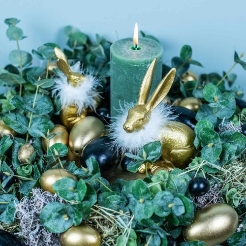 položky Husacie vajíčka Zlaté vyfúknuté vajíčka Veľkonočná dekorácia 12ks