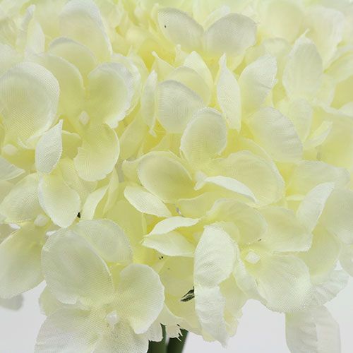 položky Hortenzia strapec umelé kvety biele L27cm
