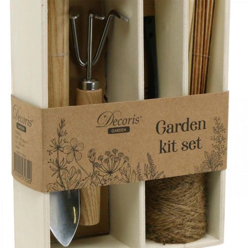 položky Sada záhradného náradia, základné vybavenie malé prístroje v krabici 22×15×5,5cm