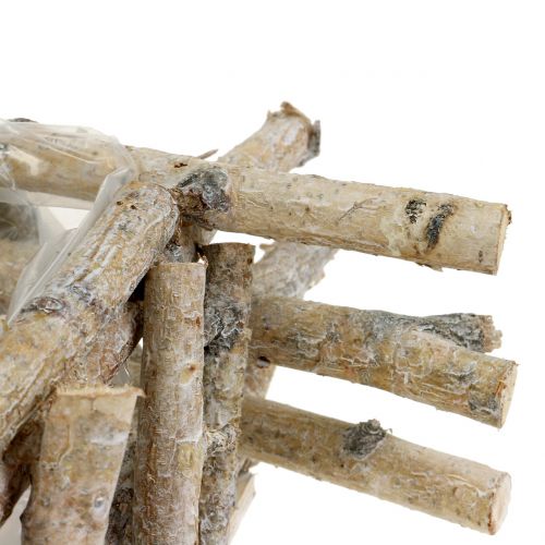 Floristik24 Kvetináč brezové konáre umyté na bielo 28cm x 28cm V10cm