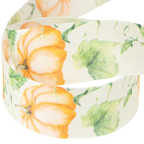 položky Darčeková stuha tekvicová stuha jesenná oranžová 40mm 15m