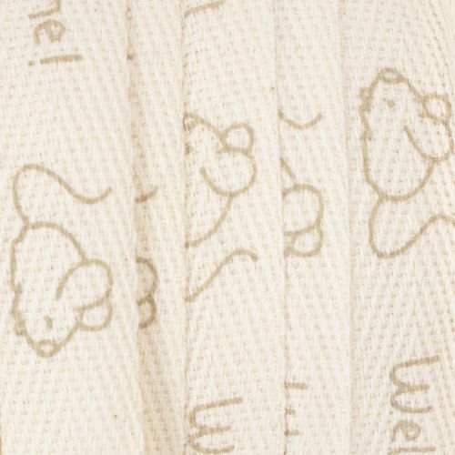 položky Darčeková stuha s motívom myšky, ozdobná stuha na narodenie a krst, šírka 15 mm, dĺžka 20 m