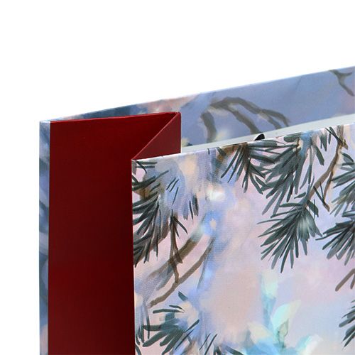 Floristik24 Darčeková taška veľký snehuliak 25cm x 34,5cm 1ks