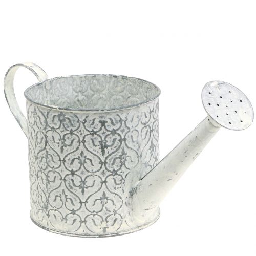 Kvetinová kanva pozinkovaná krémová umývaná Ø13cm V13cm | Floristik24.sk