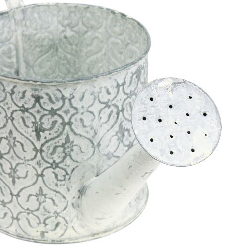Kvetinová kanva pozinkovaná krémová umývaná Ø13cm V13cm | Floristik24.sk