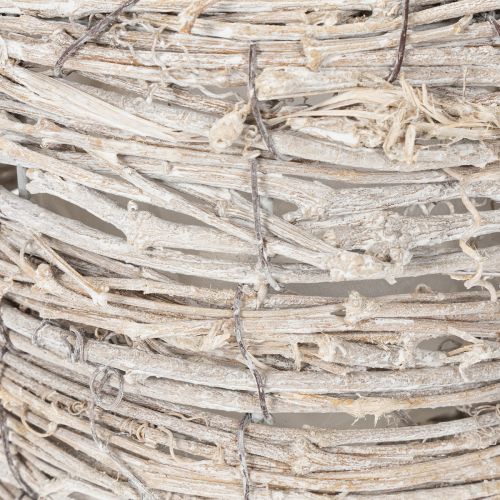 položky Dekoratívna krhlica s vkusným tkaným dizajnom pre elegantnú bytovú dekoráciu, 26 cm