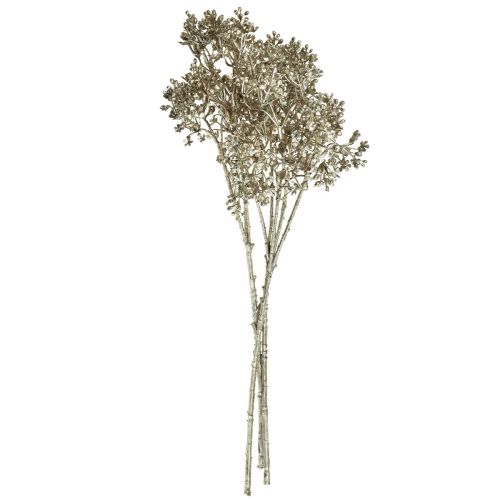 položky Sadrová bylina Gypsophila umelé rastliny kovové L38cm 3ks